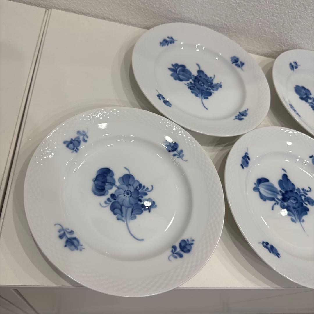 ロイヤルコペンハーゲン ブルーフラワープレイン 皿 5枚セット