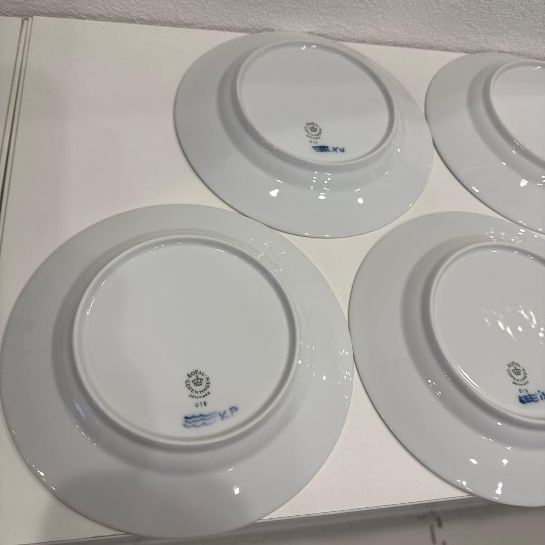 ロイヤルコペンハーゲン ブルーフラワープレイン 皿 5枚セット