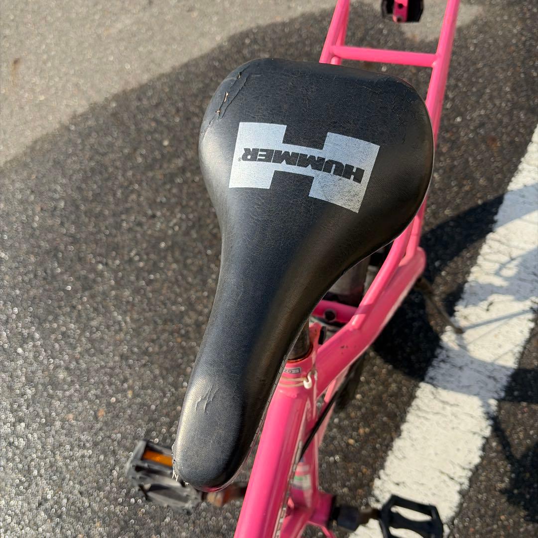 HUMMER 折りたたみ自転車 ピンク