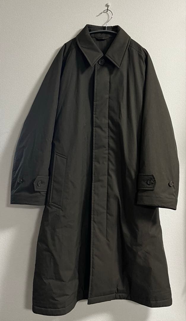 UNIQLO U パデッドステンカラーコート オリーブ 2023AW