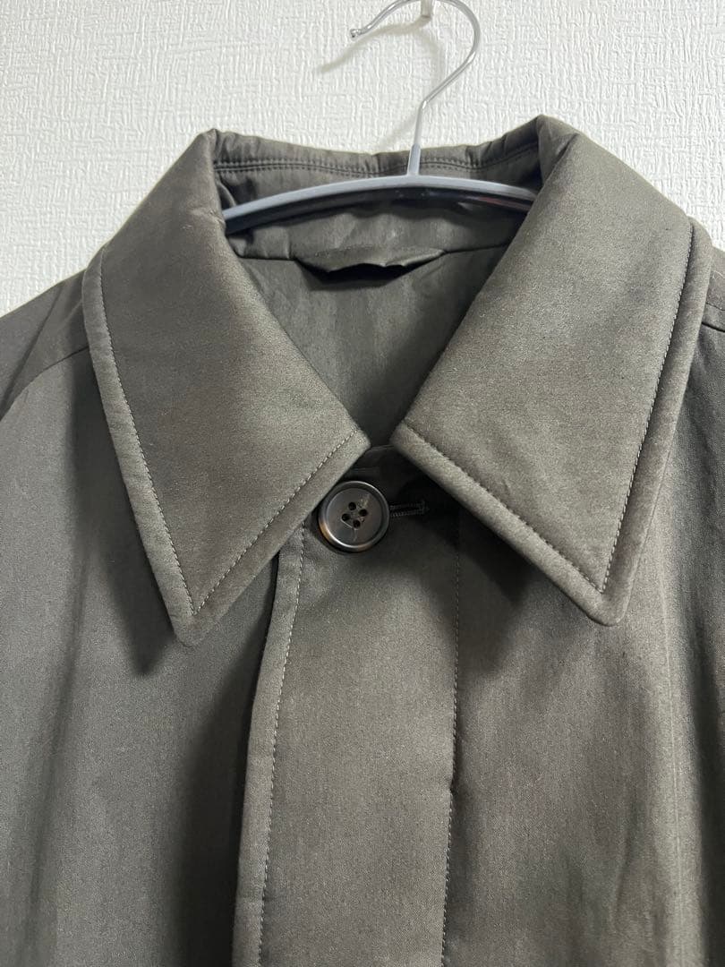 UNIQLO U パデッドステンカラーコート オリーブ 2023AW