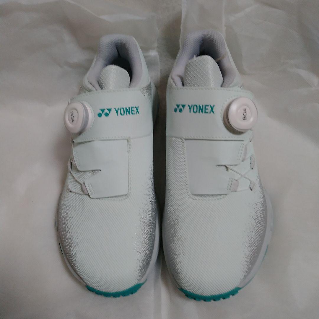 【未使用品】YONEX　ゴルフシューズ　エアラスウィメン　２４．０　アクアミント