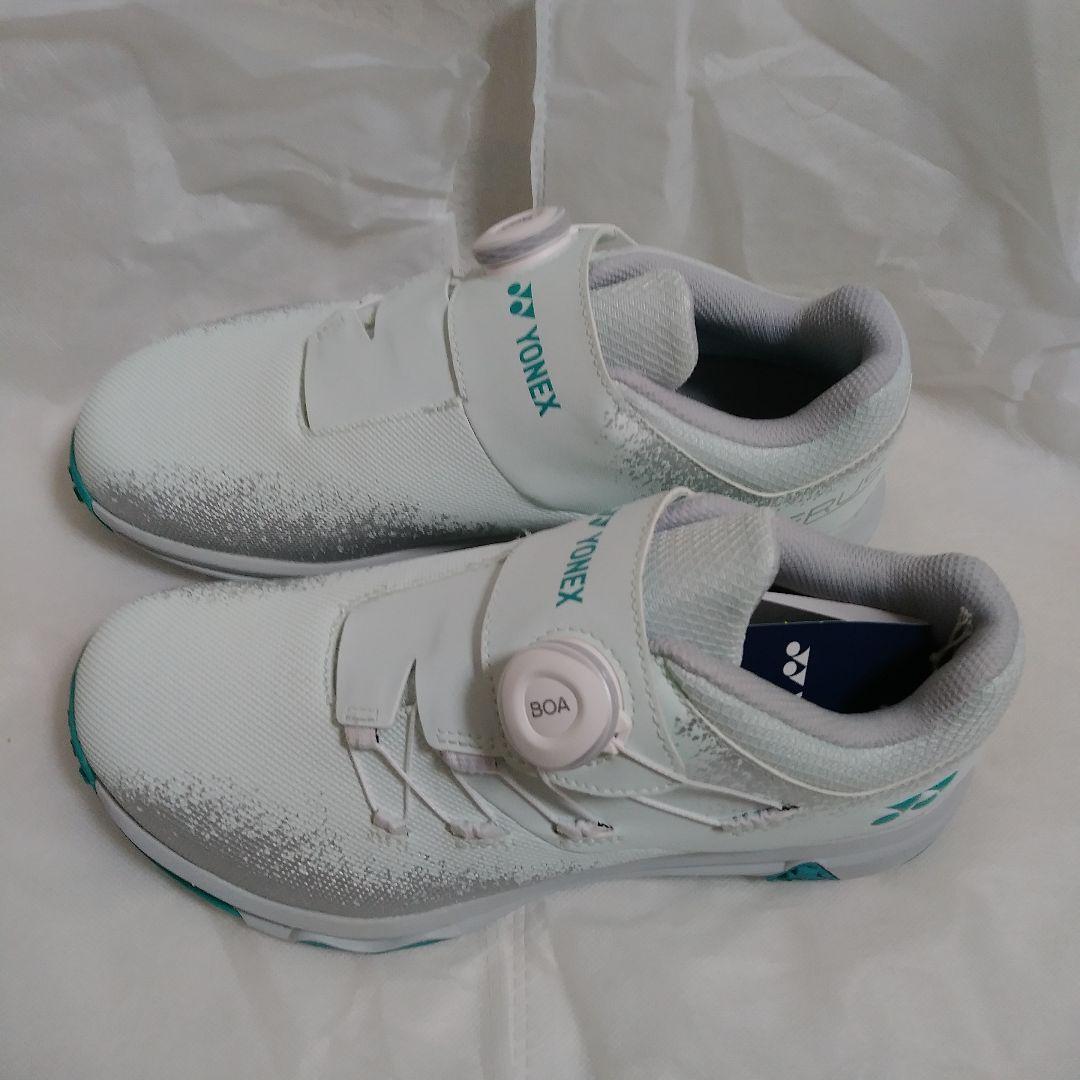 【未使用品】YONEX　ゴルフシューズ　エアラスウィメン　２４．０　アクアミント