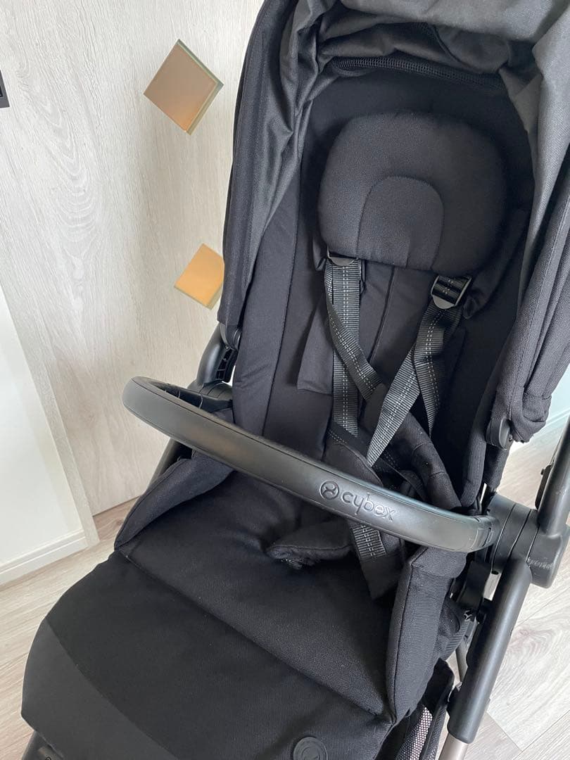 サイベックス　メリオ　ベビーカー　ブラック　ドリンクホルダー付き