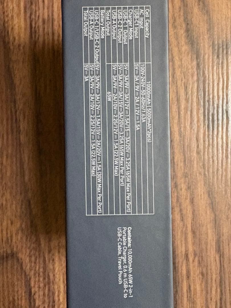 スマホアクセサリー ANKER 733 POWER BANK GaNPrime 65W