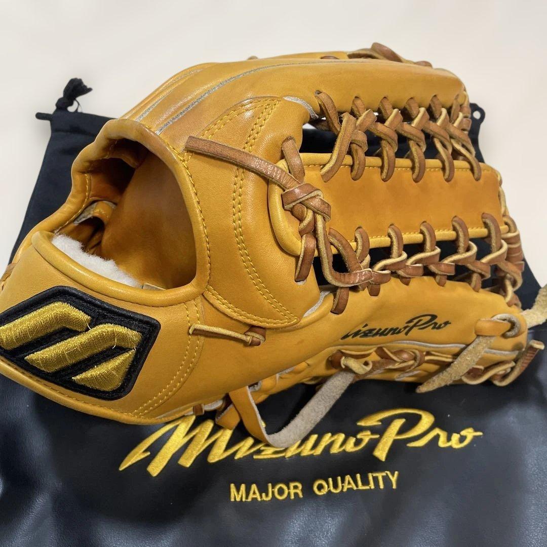 ［希少］ミズノプロ　ビッグM 軟式外野手用グローブ　4D