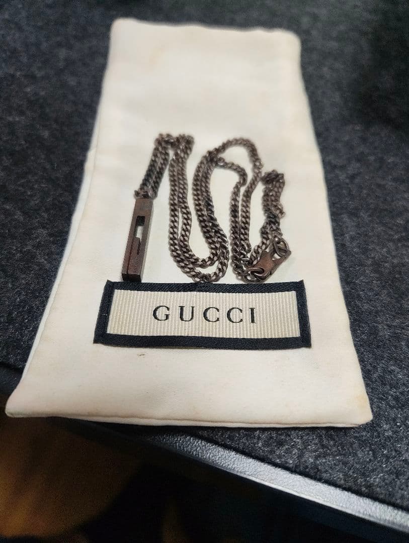 フ*ノ様 GUCCI チェーンネックレス 袋付き