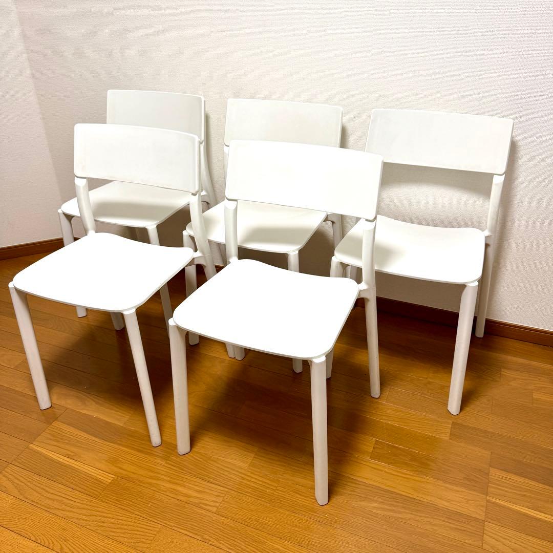 ブースカえみ IKEA JANINGE イケアヤニンゲダイニングチェア4脚