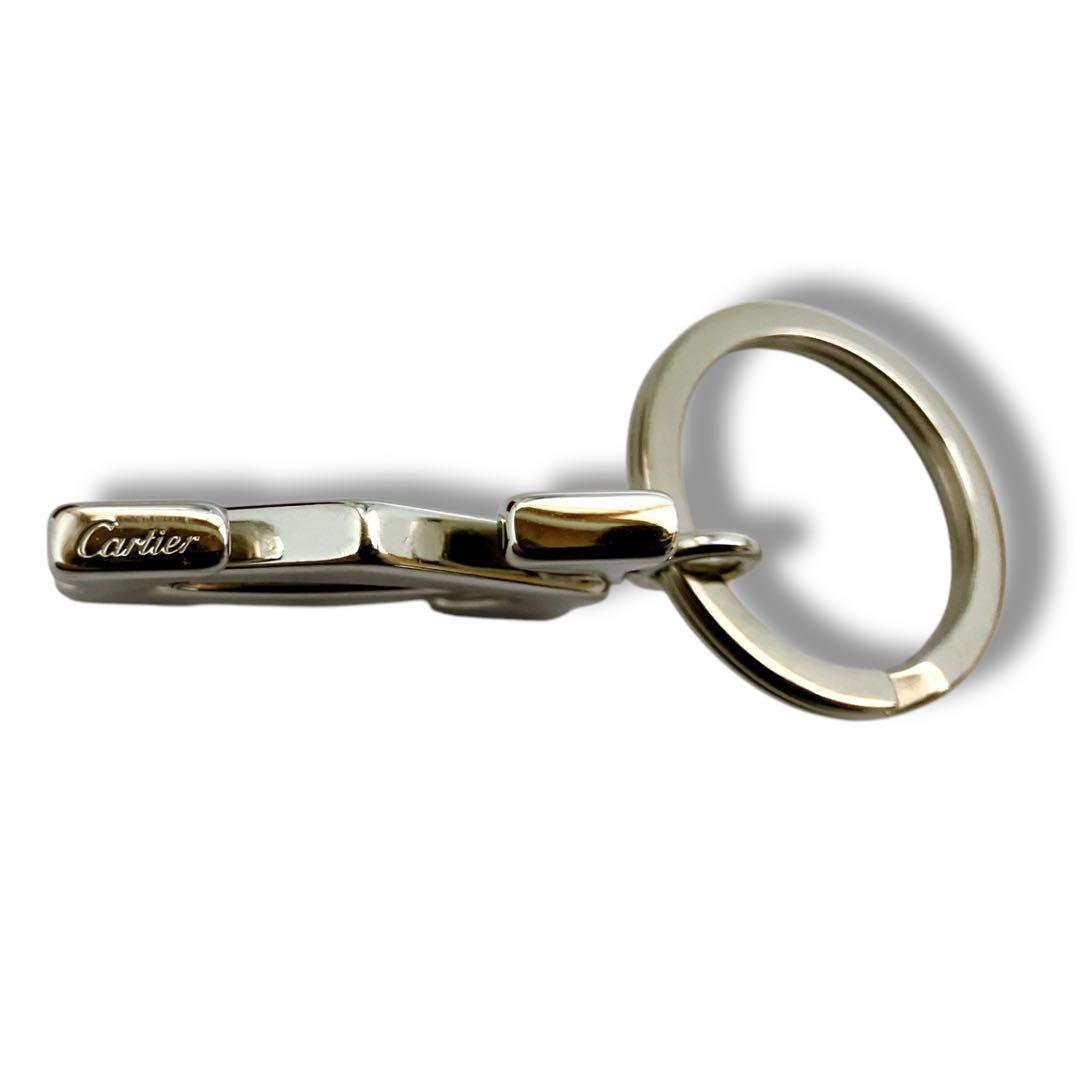 カルティエ 未使用級 スイス製 2way キーリング チャーム ペントップ箱付き
