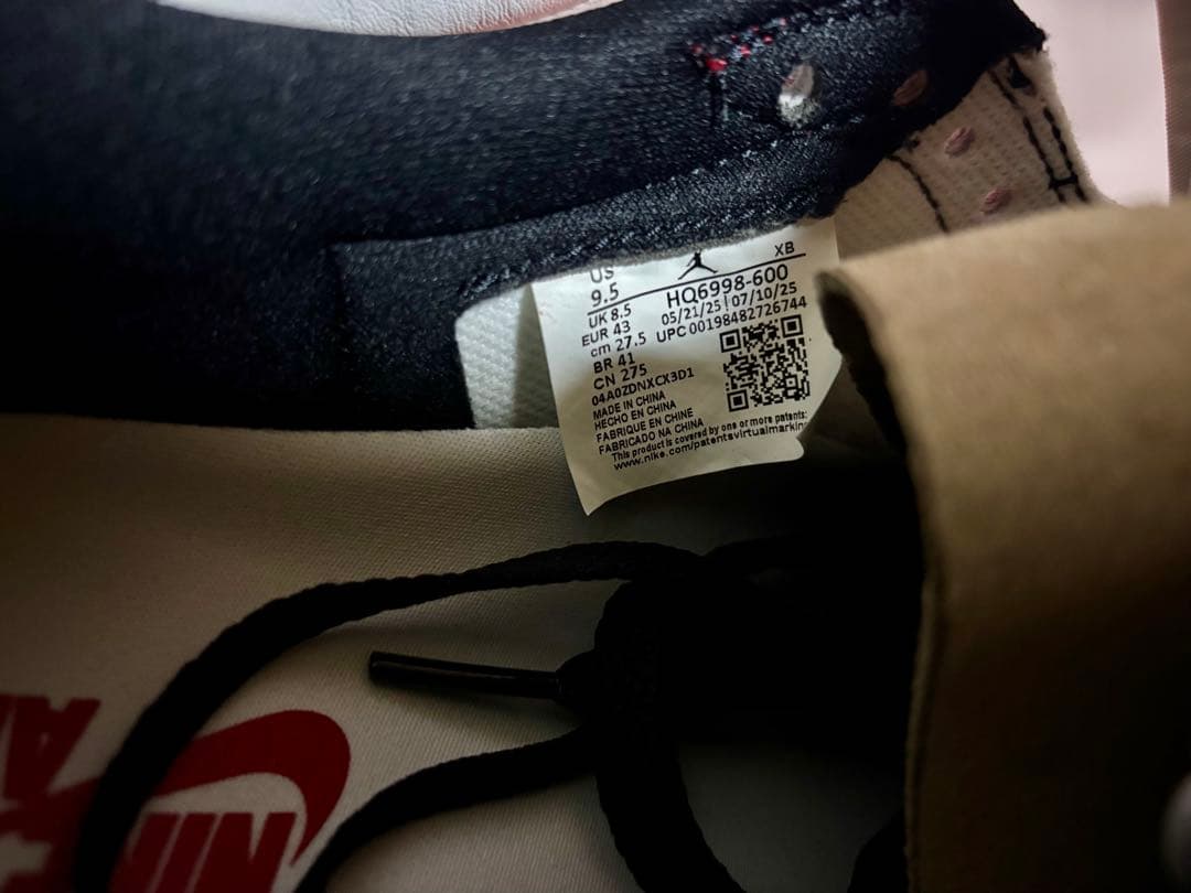 NIKE AIR JORDAN 1 RETRO LOW OG シカゴ27.5cm