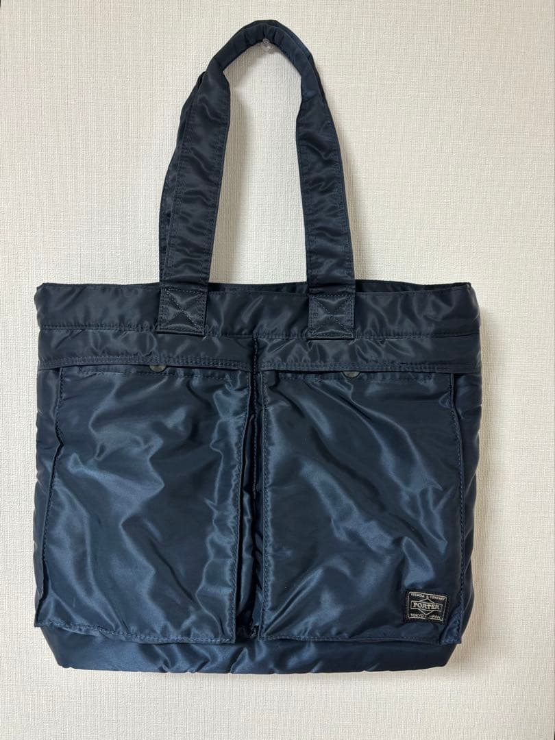PORTER / TANKER トートバッグ　ネイビー