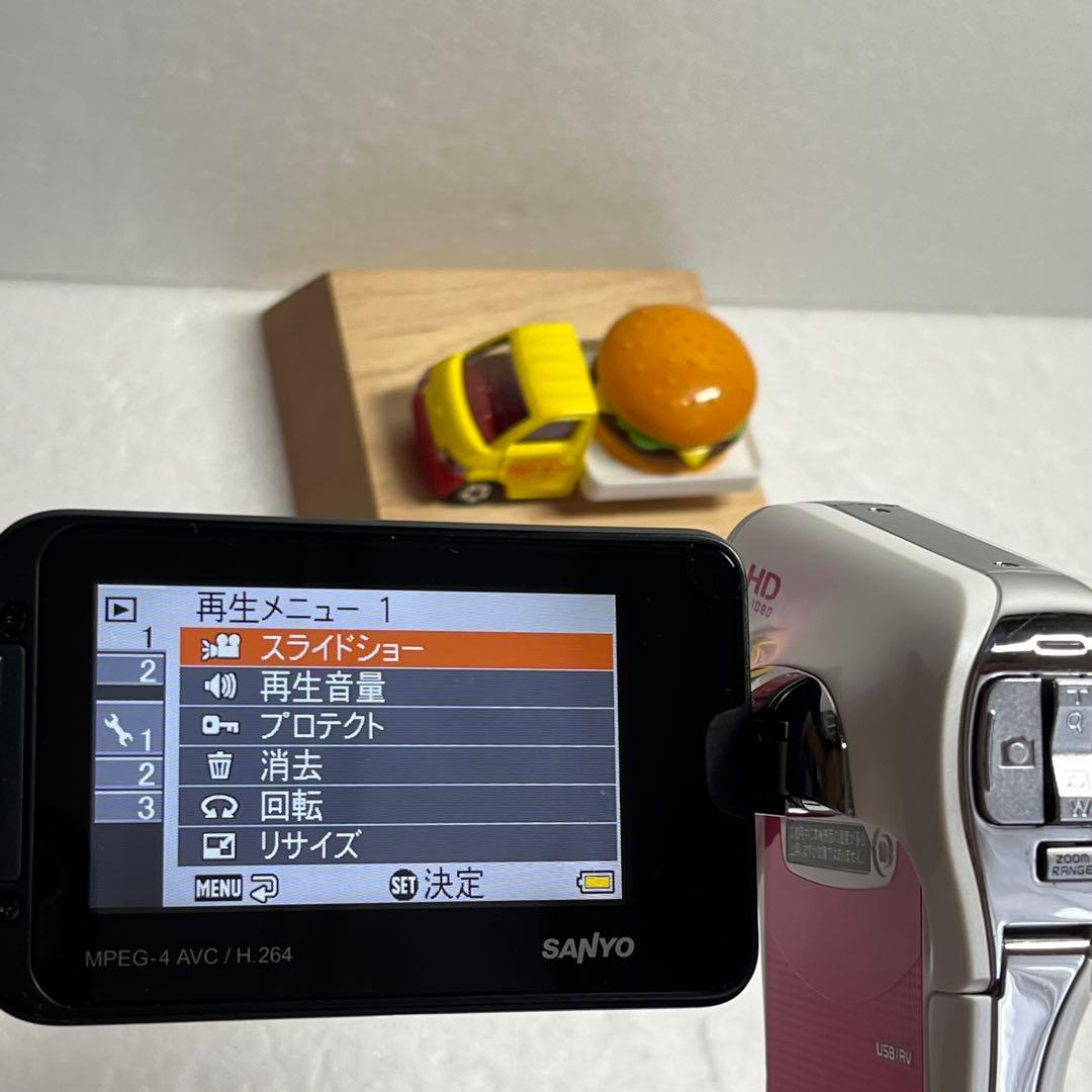⭐️極良美品⭐️SANYOデジタルムービーカメラXacti DMX-CA100(P)