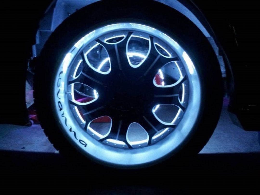 ハマー　H2 ホイール　LED取付キット　専用ステー　フロント　リア　セット