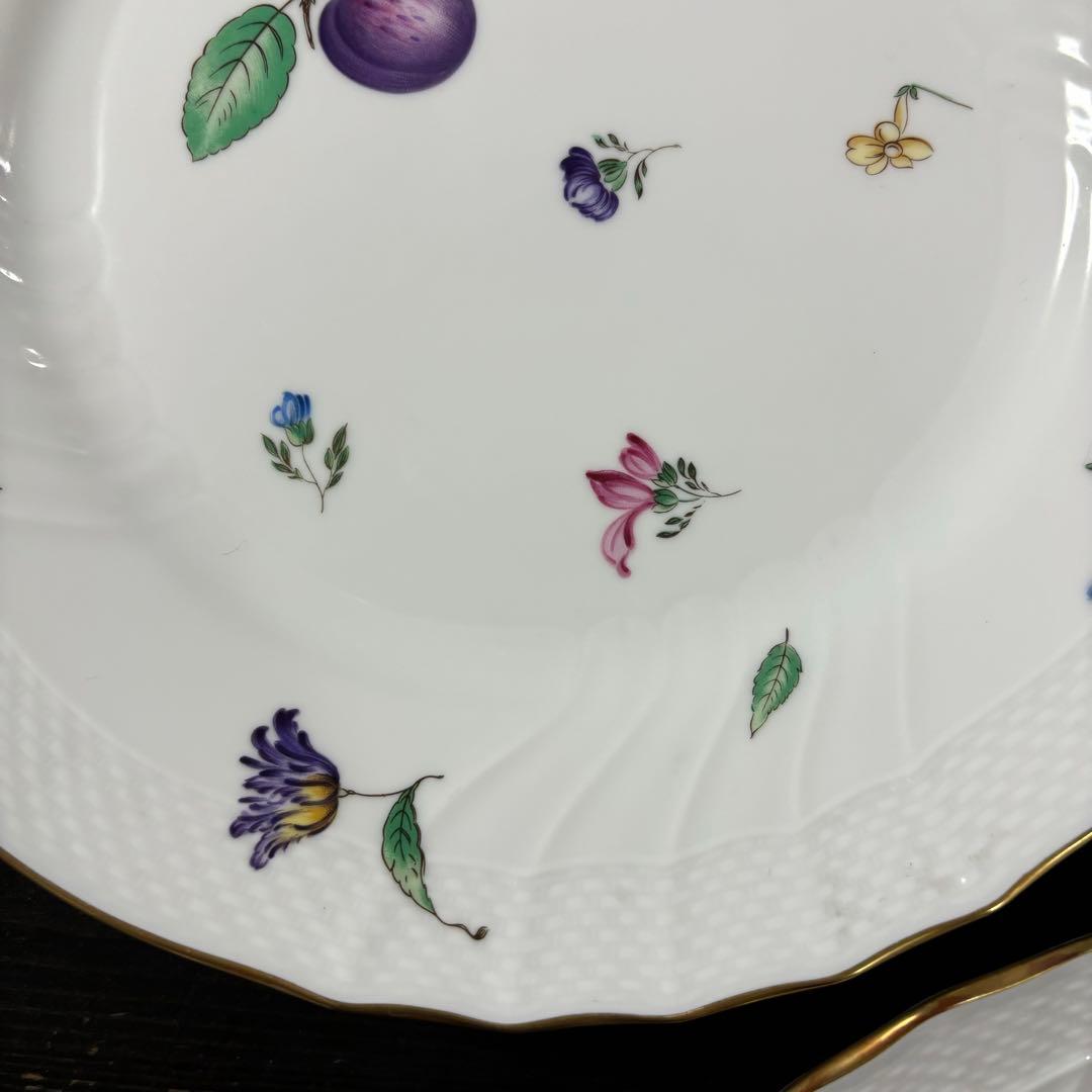 リチャードジノリ　イタリアンフルーツ(ベッキオフルーツ)24cm　残り2枚セット