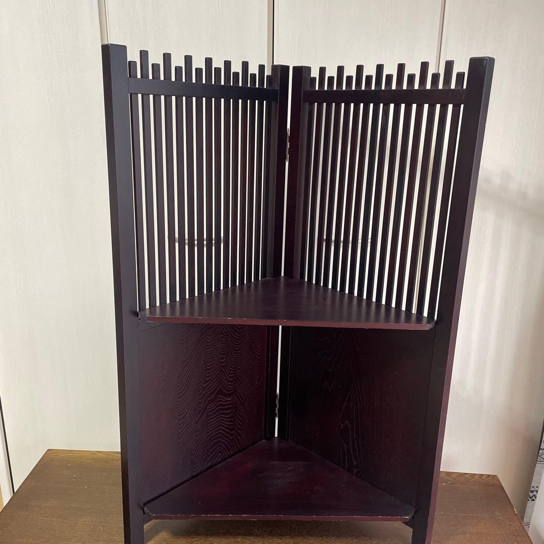 木製 和モダン2段 ダークブラウン