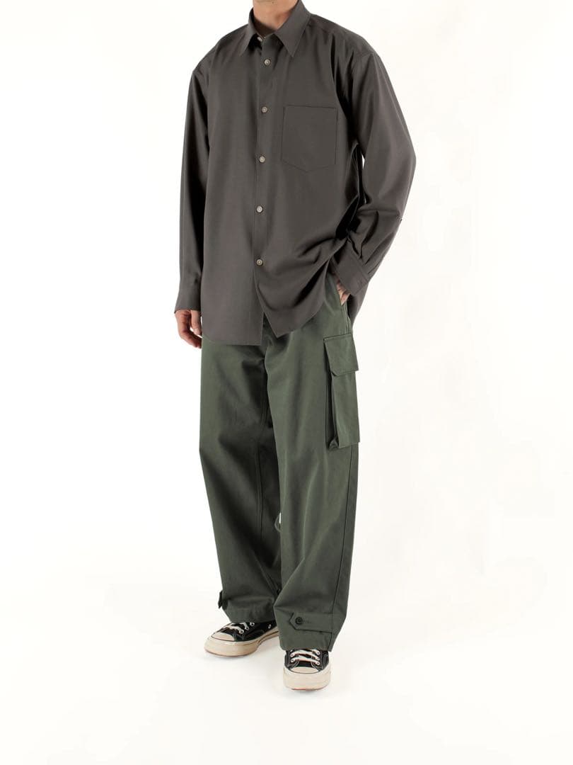 25AW Cornier Super160’s WOOL シャツ
