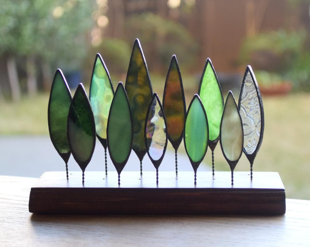 売約済み。木立ち　ステンドグラス(STG151)