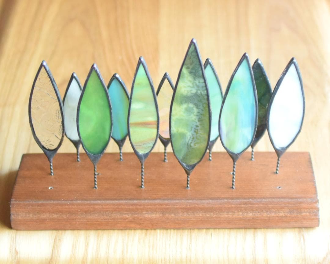 売約済み。木立ち　ステンドグラス(STG151)