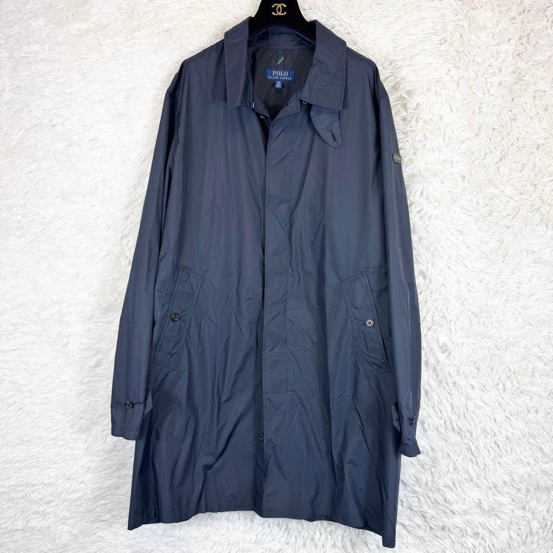 【美品】POLO RALPH LAUREN ポケッタブル ステンカラー XXL