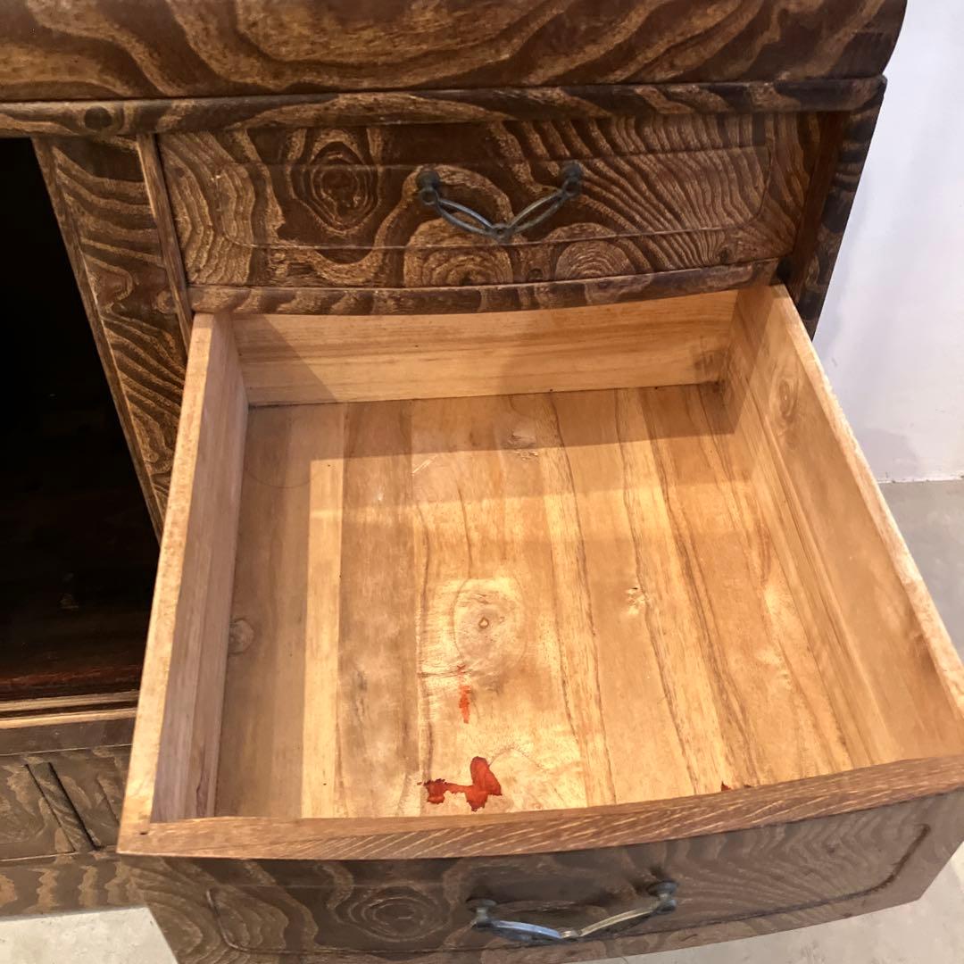 茶箪笥　昭和レトロ　細かい作り