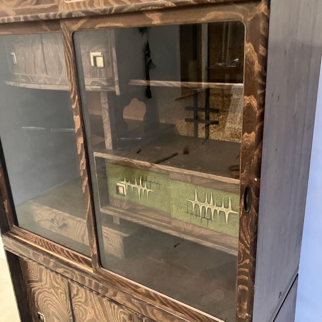 茶箪笥　昭和レトロ　細かい作り