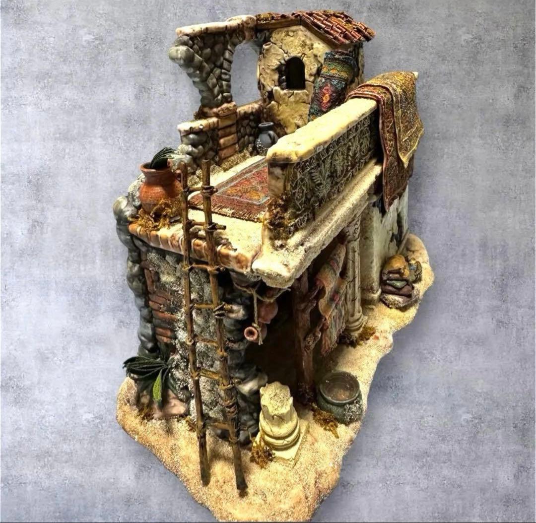 美品 DEPARTMENT56 Bethlehem 聖書 ベツレヘム ラグ商人
