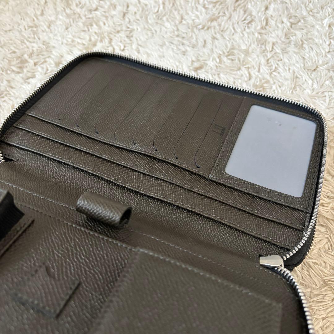 極美品✨ダンヒル オーガナイザー ボードン 長財布 レザー ダブルジップ 2室