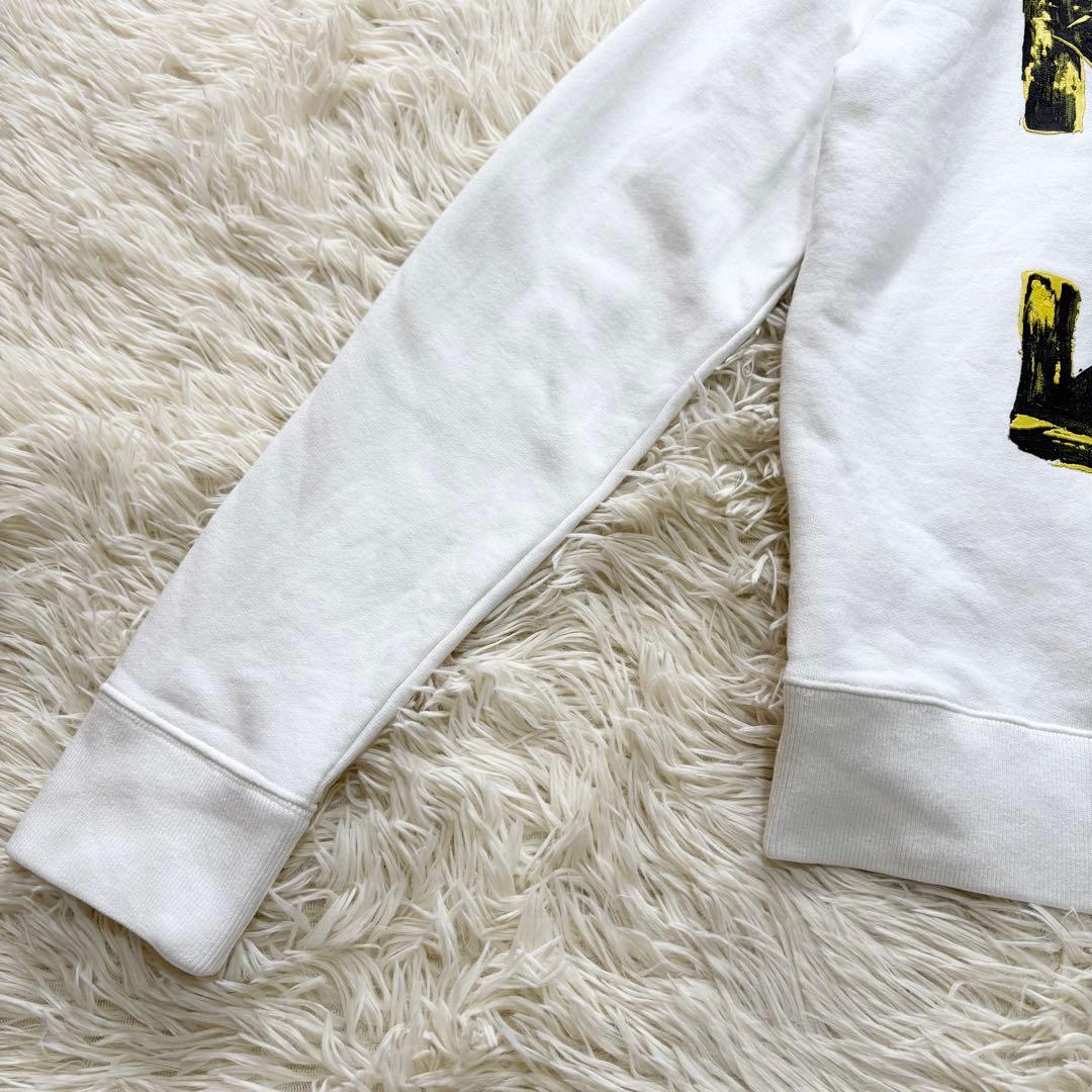 エース ✨美品✨オフホワイト　クロスアロー　パーカー　フーディ　バックロゴ