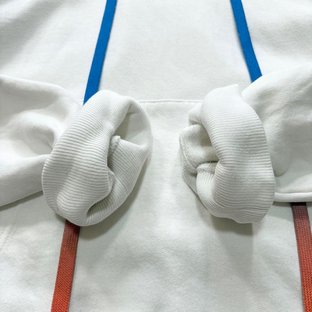 エース ✨美品✨オフホワイト　クロスアロー　パーカー　フーディ　バックロゴ