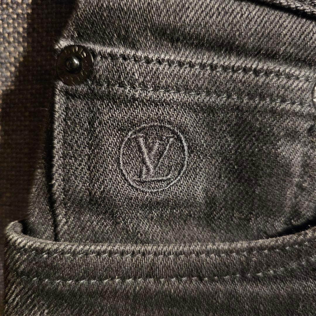 LOUIS VUITTON ルイ・ヴィトン ストレッチスリムデニム ブラック
