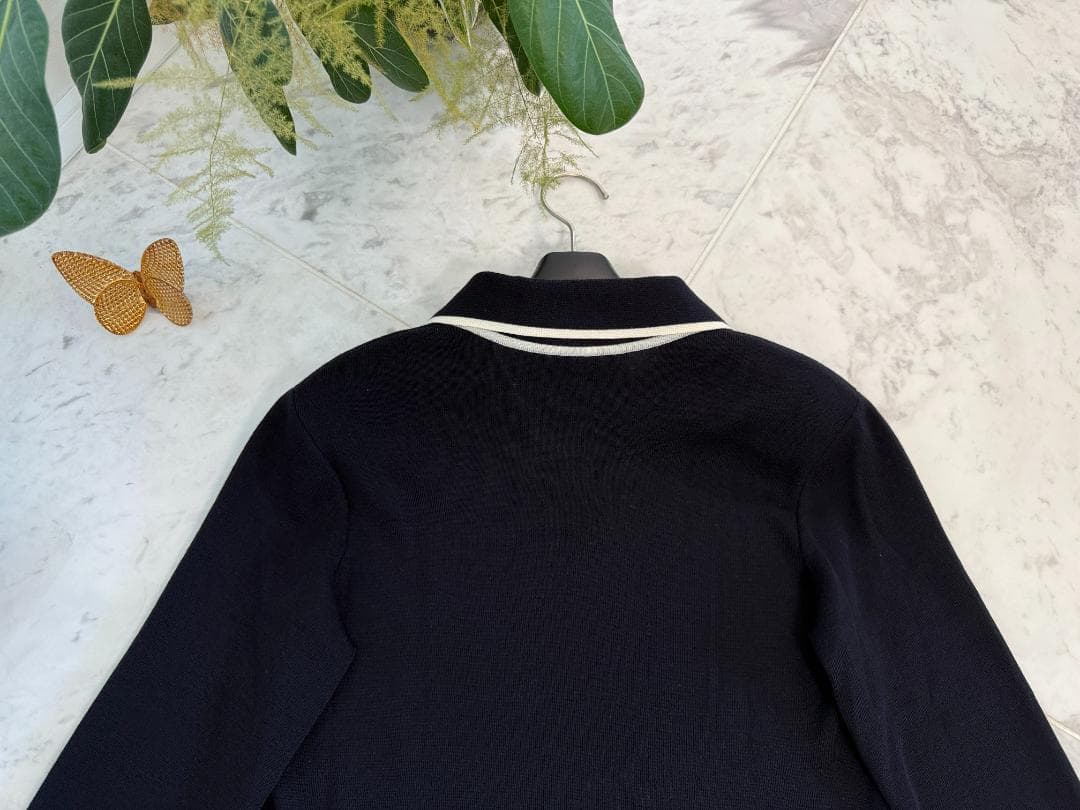 掲載商品★極美品★FOXEY/フォクシー セーター キャラメルリボン ウール38