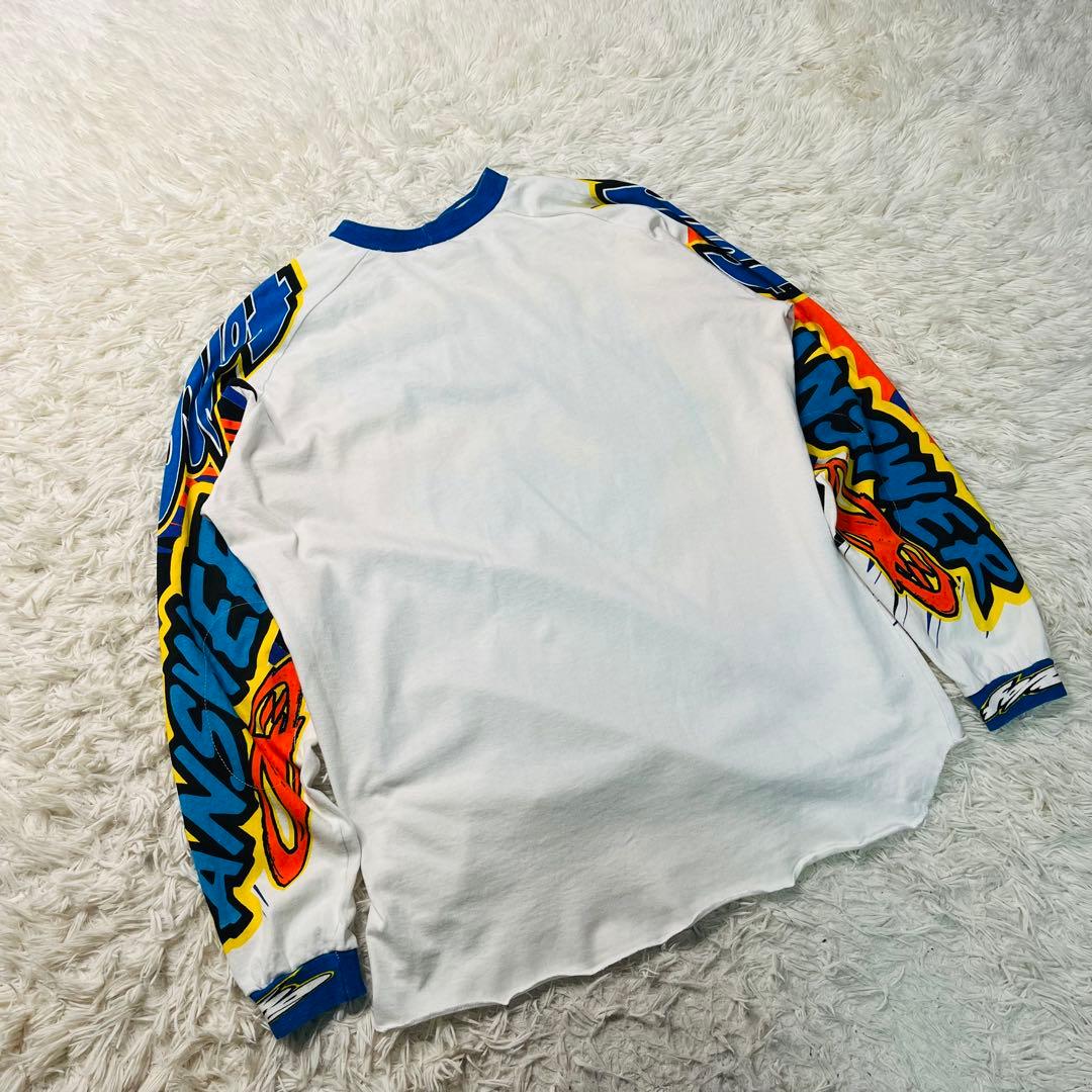 ANSWER Racing L/S TEE USA製 MOTOCLOSS L