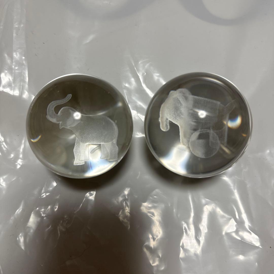 吉ゾウくん　満月パワークリスタル２個