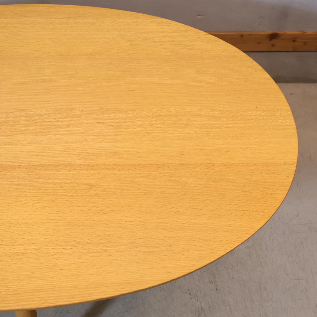 KASHIWA 柏木工 オーク材 ダイニングテーブル 楕円 オーバル 机 楢材