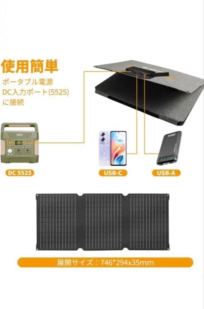 EEIVOL ポータブル電源 充電器