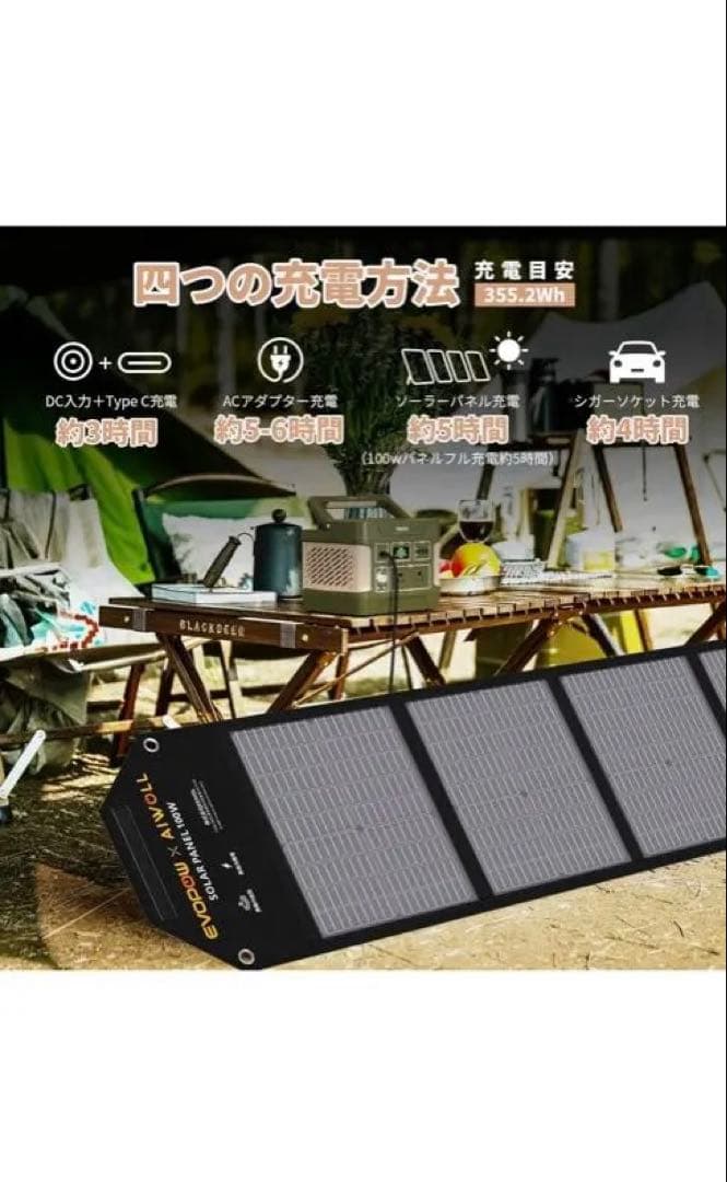 EEIVOL ポータブル電源 充電器