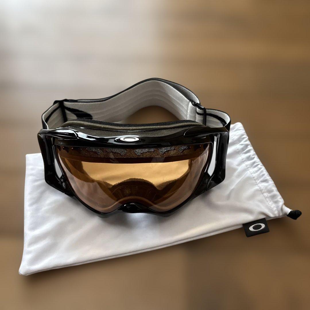 Oakley ゴーグル 黒/オレンジ 収納袋付き