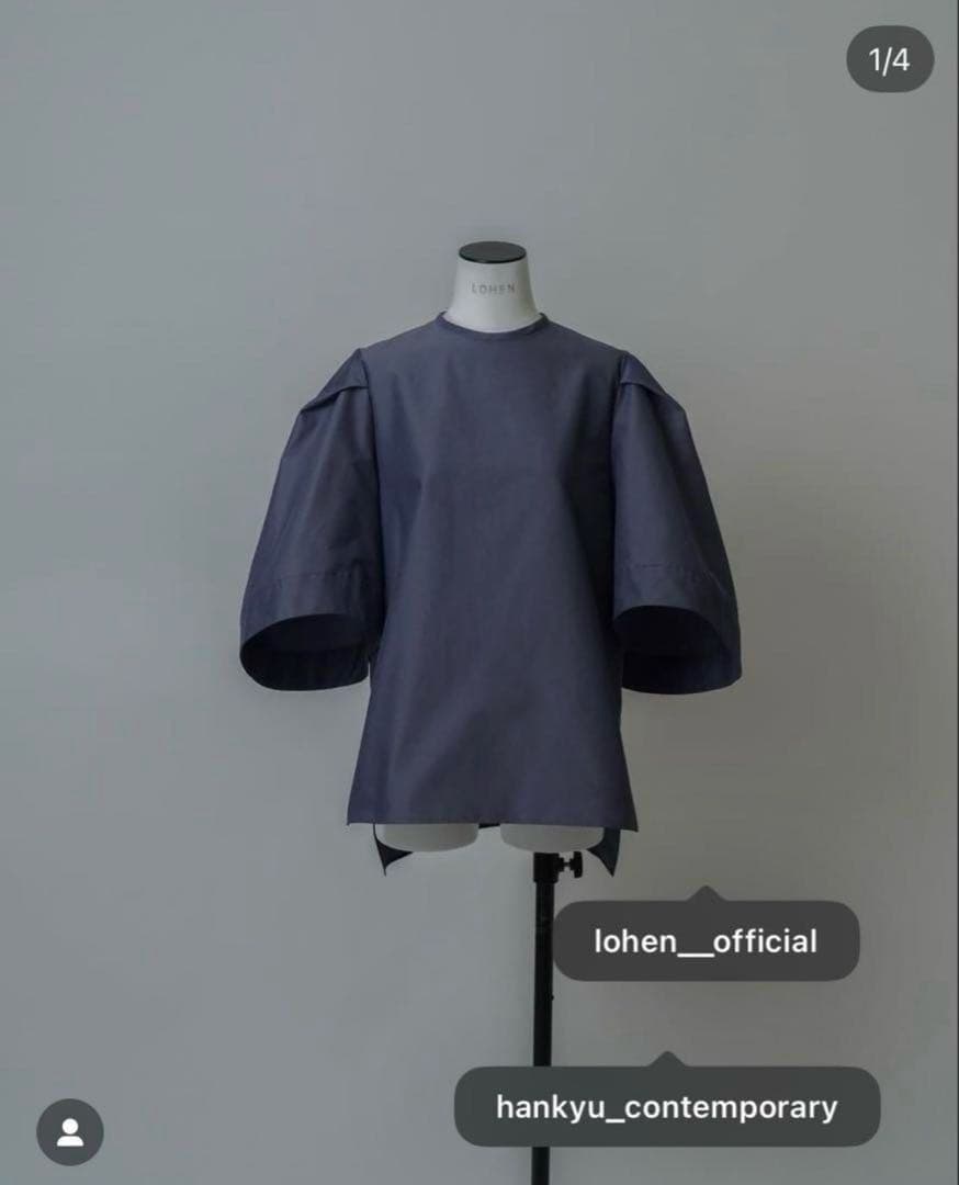 LOHEN ベルスリーブブラウス