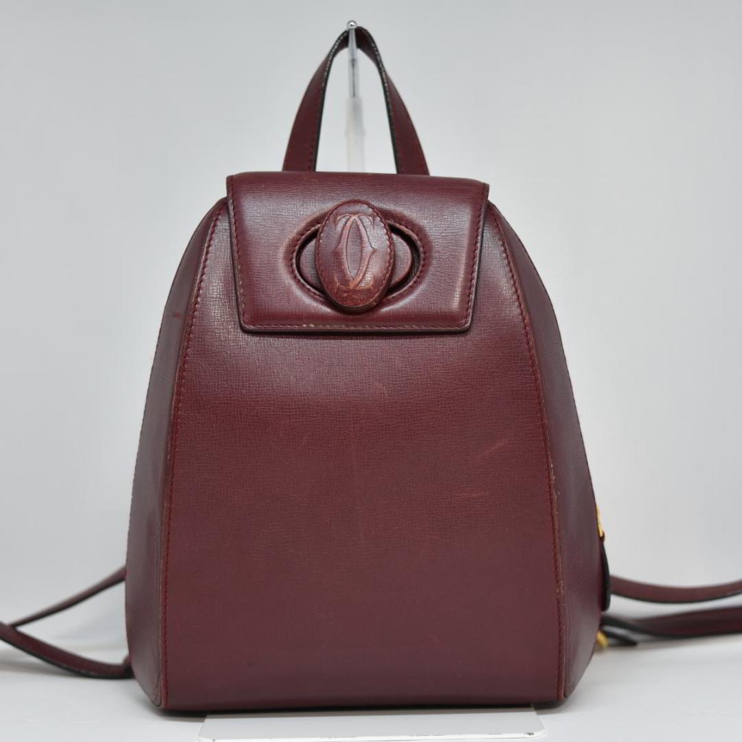 Cartier カルティエ マストライン レザー リュックサック バックパック