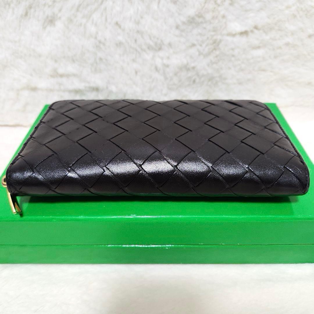 ✨極美品　付属品あり✨ボッテガ　長財布　ラウンドファスナー マキシ　ブラック