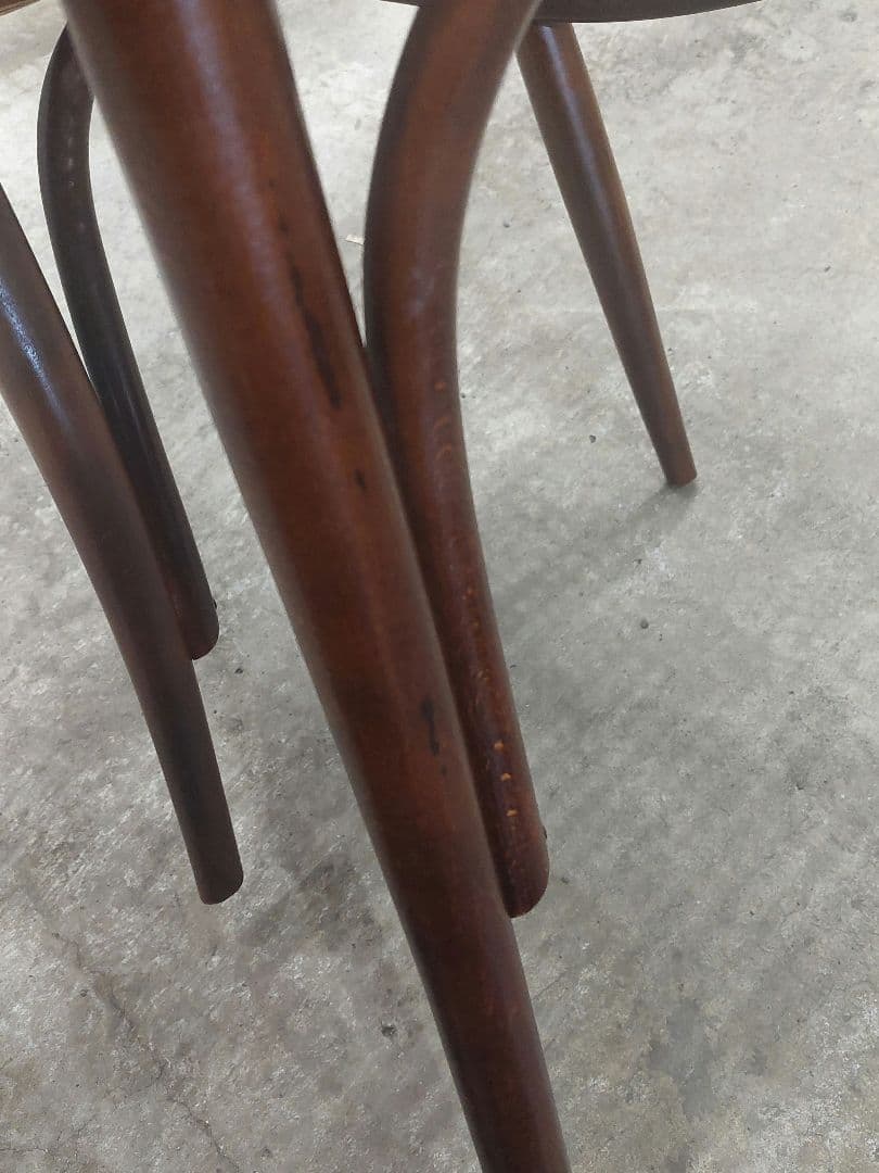 ヴィンテージ レトロ 秋田木工 ベントウッドチェア 曲木チェア 藤編み カフェ