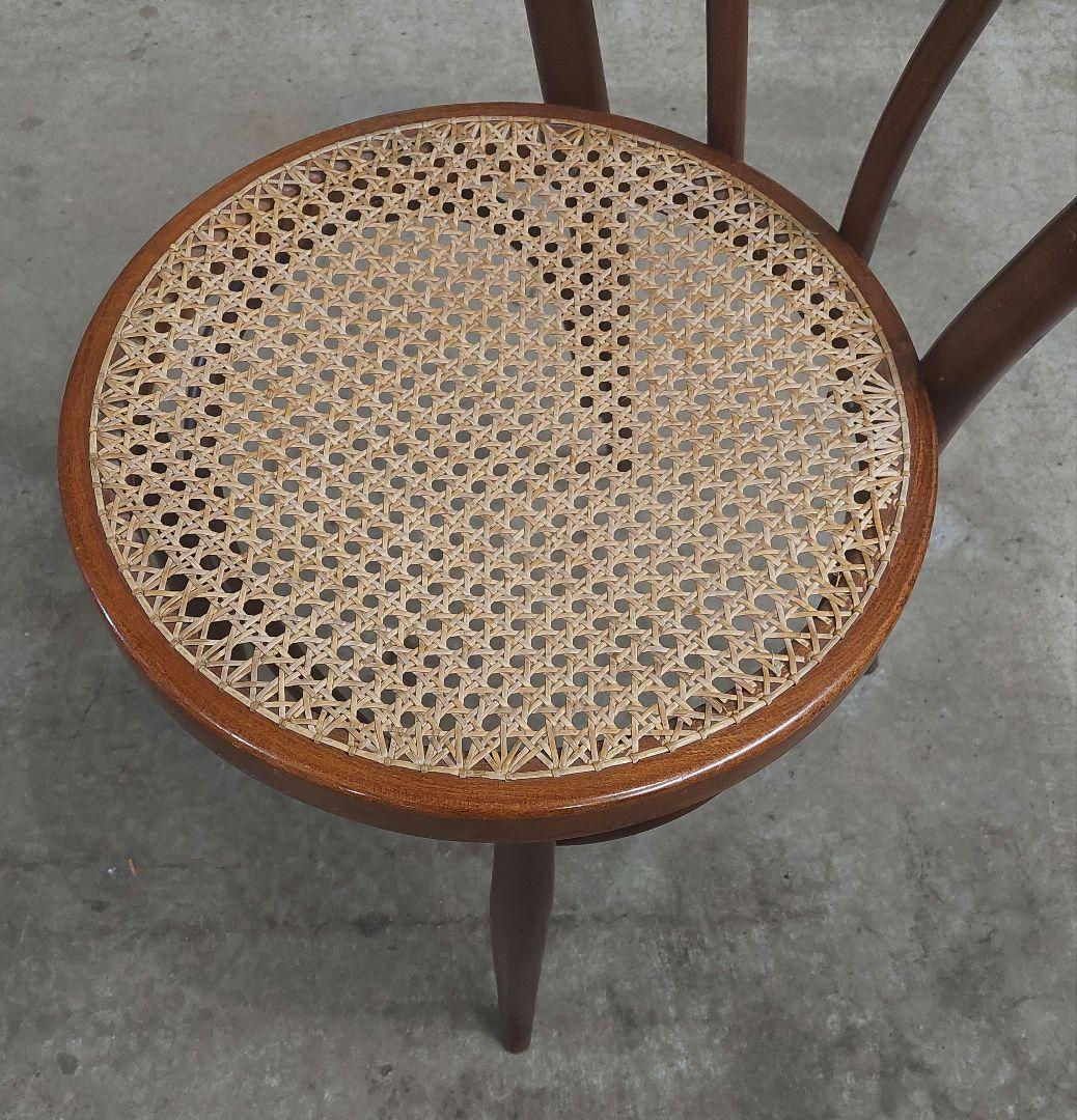 ヴィンテージ レトロ 秋田木工 ベントウッドチェア 曲木チェア 藤編み カフェ