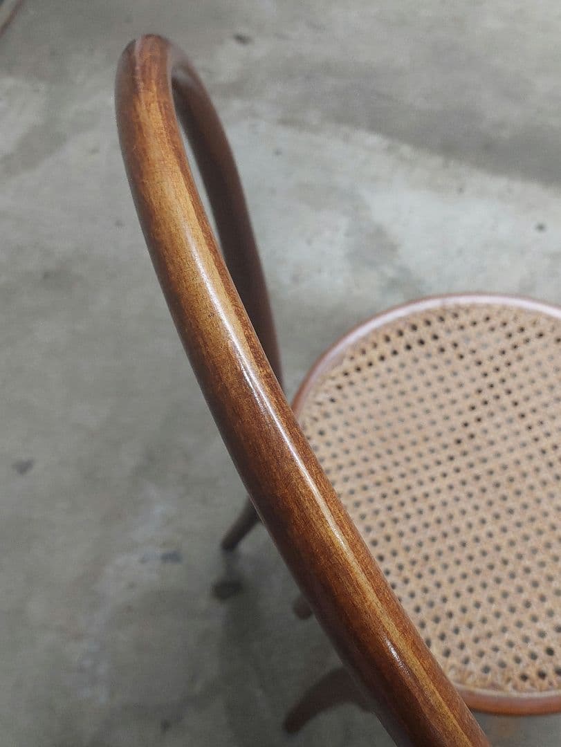 ヴィンテージ レトロ 秋田木工 ベントウッドチェア 曲木チェア 藤編み カフェ