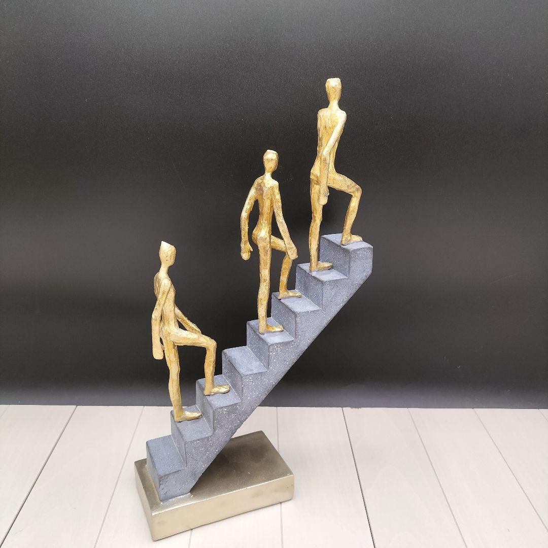 アセント デコオブジェ 階段の人 展示品 ゴールド(G-2507OB7)