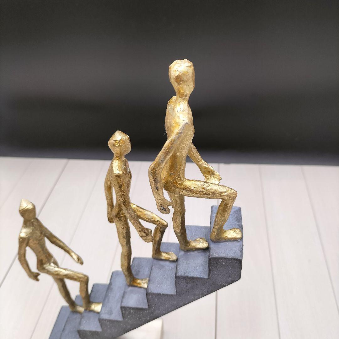 アセント デコオブジェ 階段の人 展示品 ゴールド(G-2507OB7)