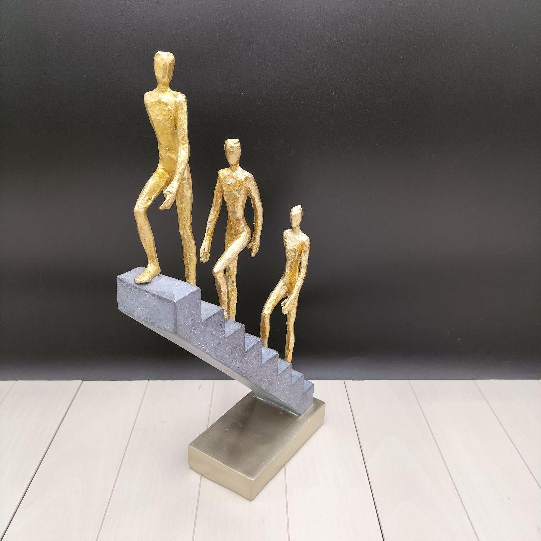 アセント デコオブジェ 階段の人 展示品 ゴールド(G-2507OB7)