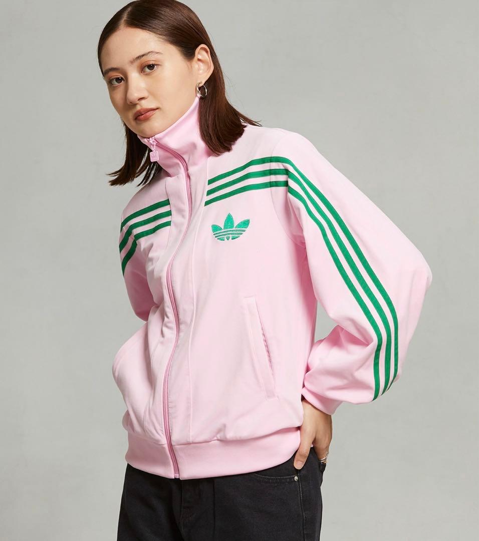 アディダス ピンク ジャージ 70S ベロア トラックトップ