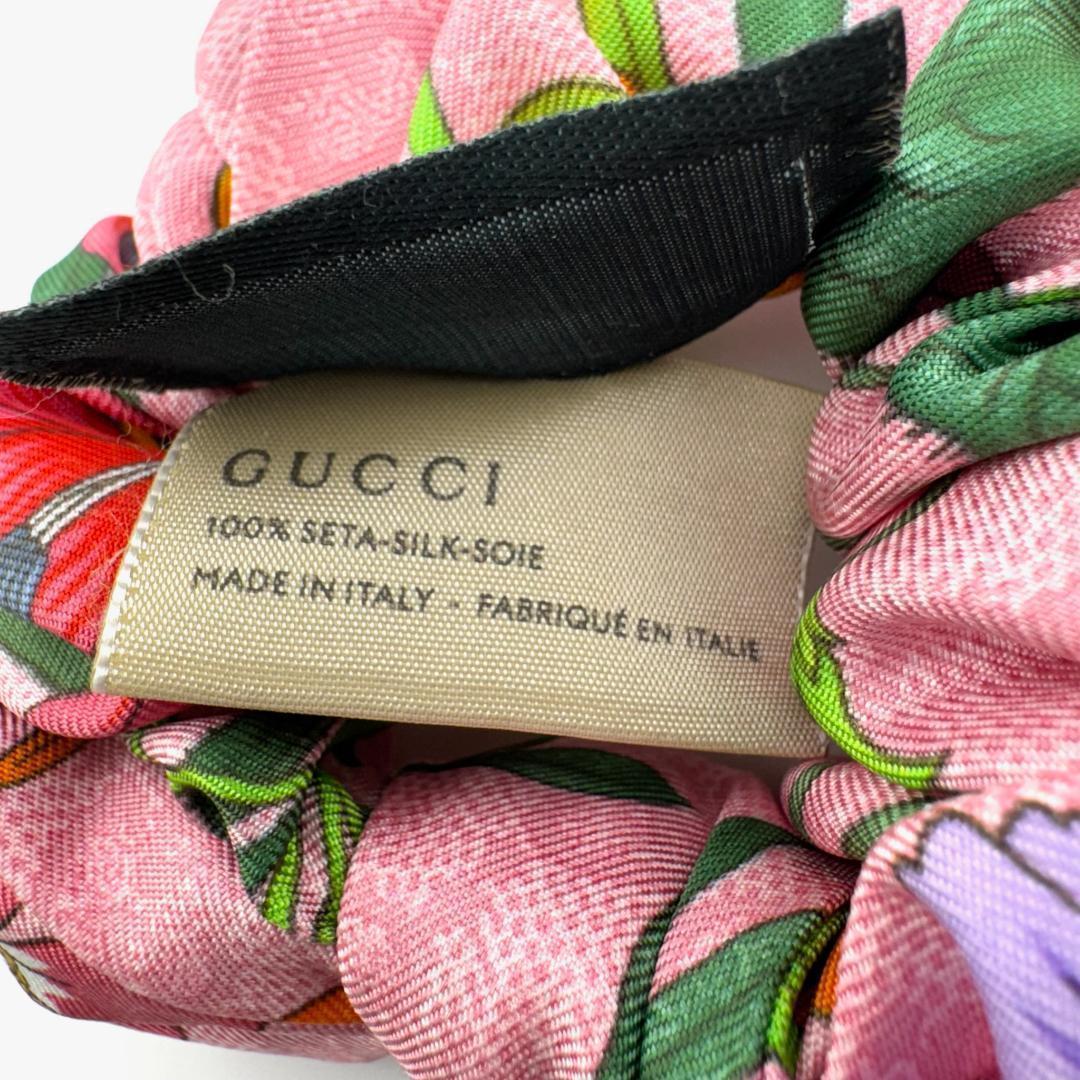 GUCCI グッチ シルク100% シュシュ フローラ、シェリー レディース
