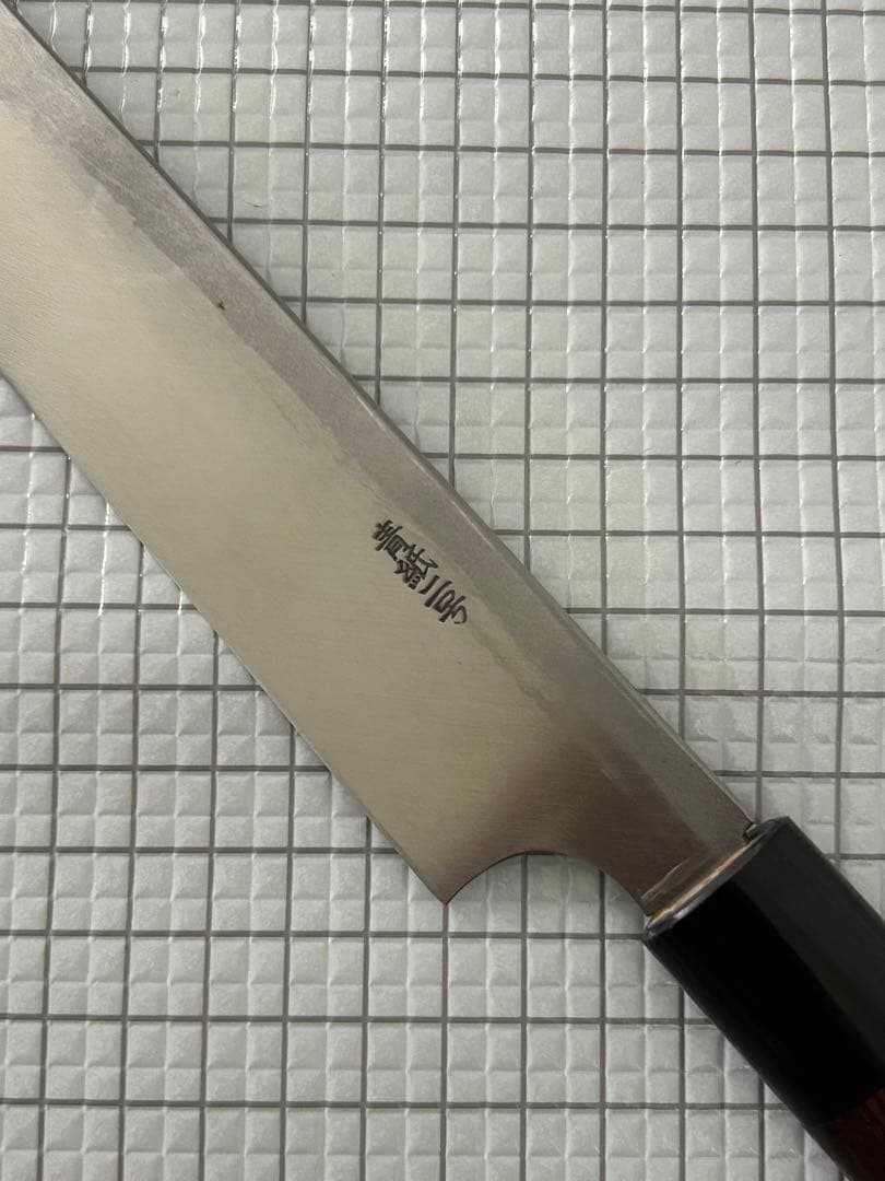 包丁 刺身包丁 柳刃包丁 安来鋼青紙２号 270mm 紫檀シノギ柄