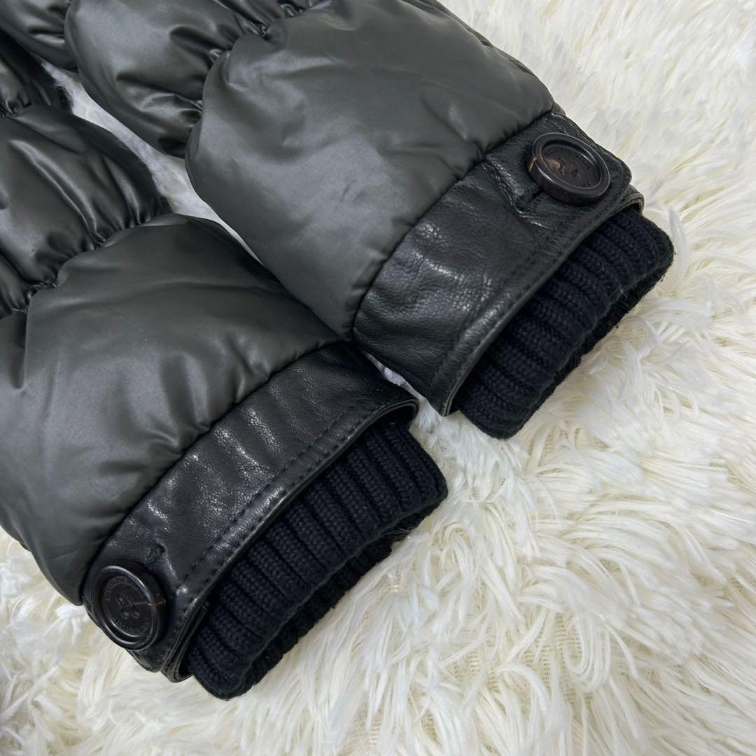 【極美品/L】バーバリー ロングコート アウター ウール Aライン キルティング